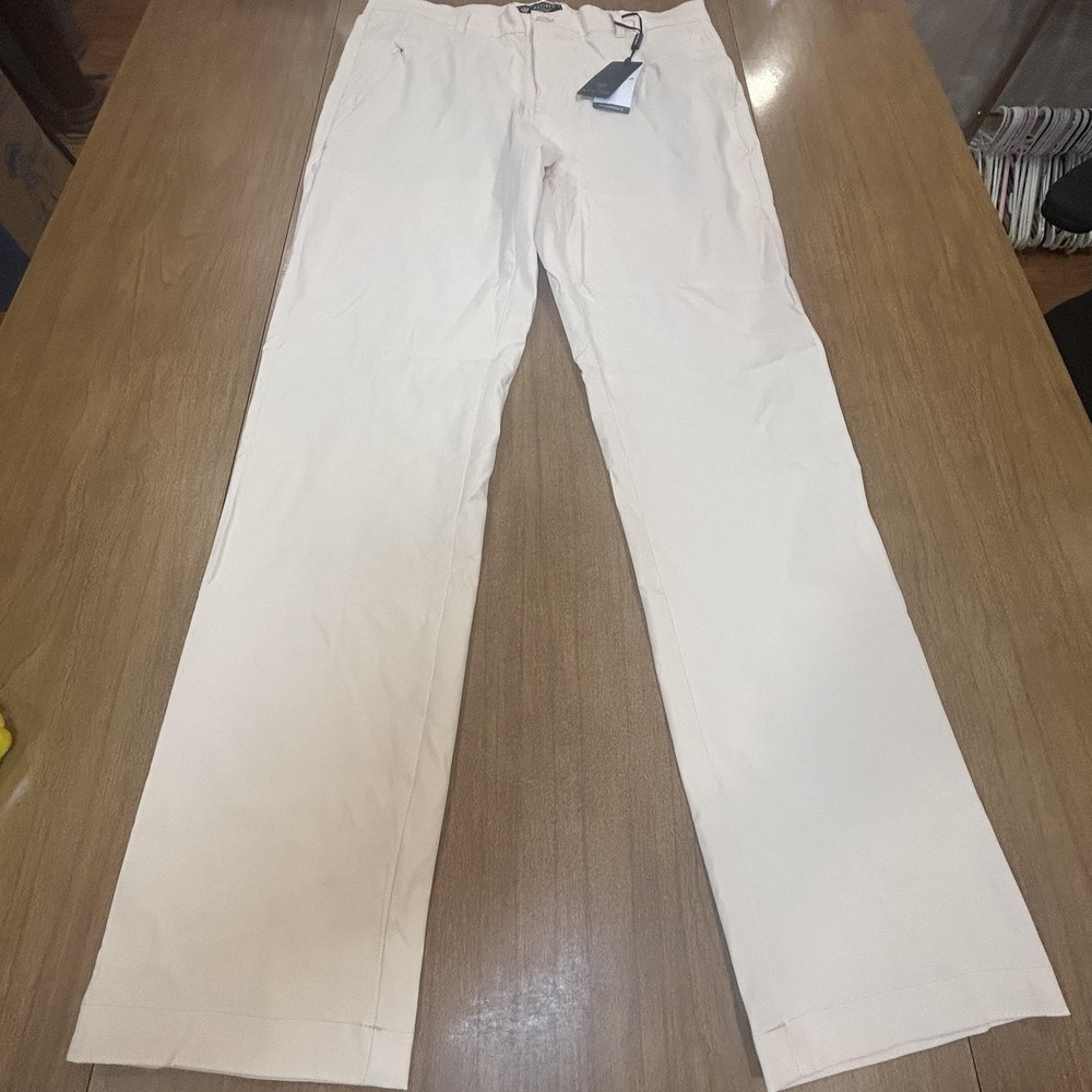 MAELREG Pants‎ Mens 34x34 Light Khaki Proflex Stretch Performance Chino UPF 30+